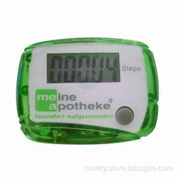 Acrylic Pedometer, Made of PS Plastic Material